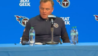 Titans GM Mike Borgonzi opened today’s presser by addressing the current state of the Titans organization and the fan base