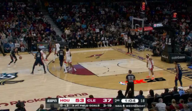 Jarrett Allen’s slam over Sengun