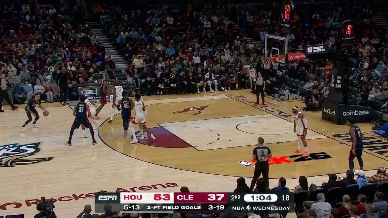 Jarrett Allen’s slam over Sengun