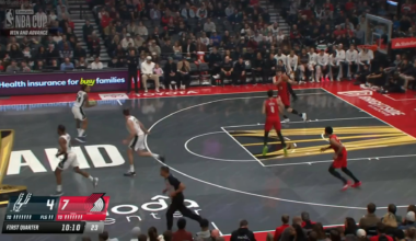 All the 17 potential assists Deni Avdija had last night (my count).

I bet they will count 16 of them (one led to a foul, no basket).

Technically, potential assists also including the assists, so 16+8 = 24 potential assists