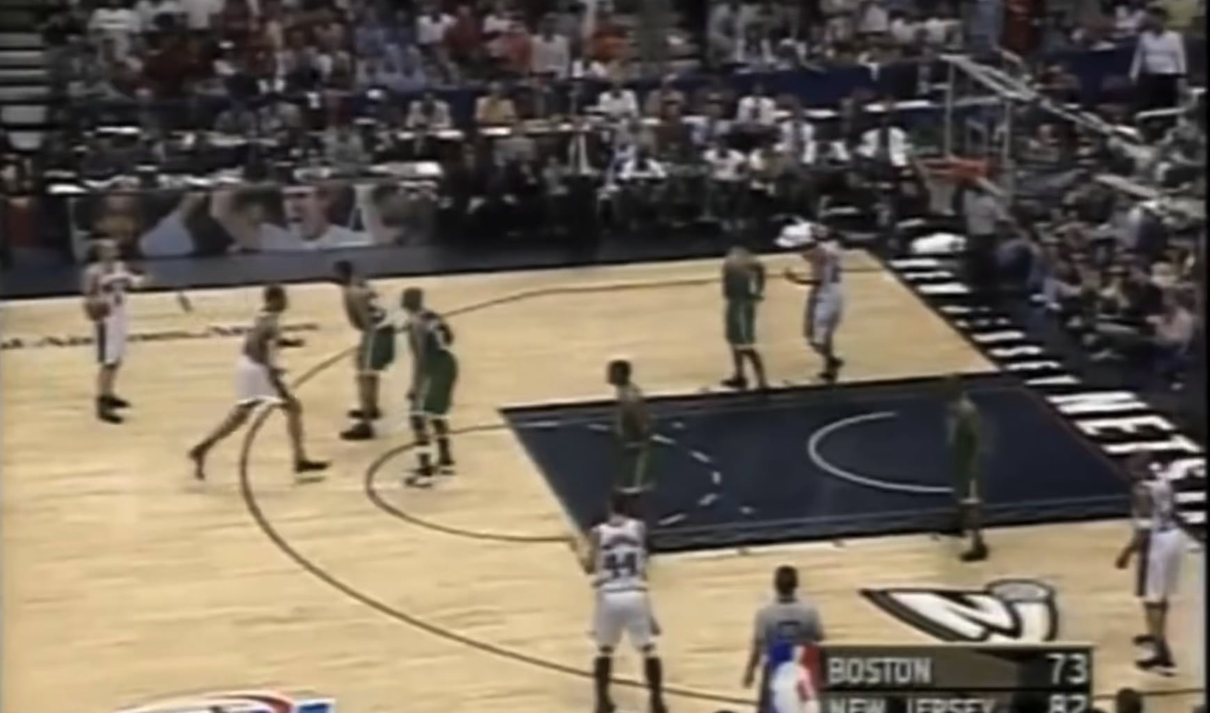 Throwback, the New Jersey Nets go on a 20-1 run against the Boston Celtics in the eastern conference finals.
