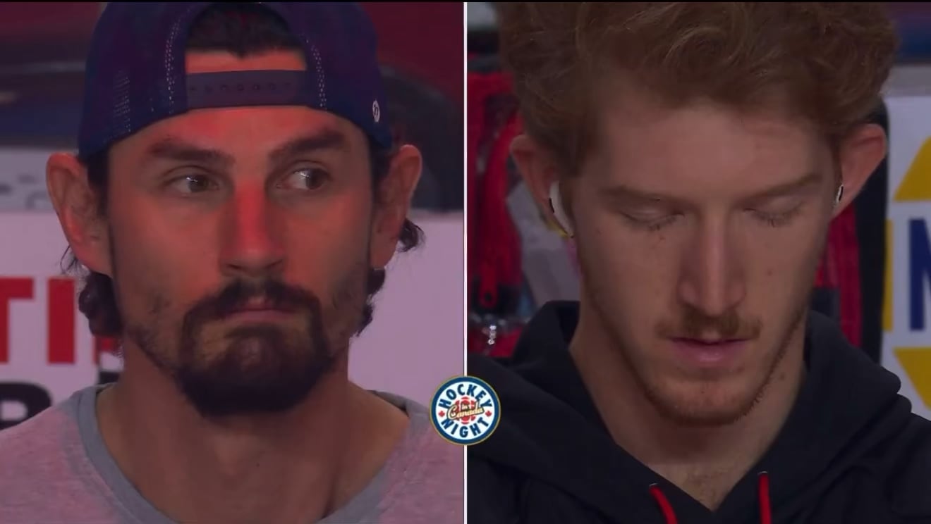 Wolf & Hellebuyck pregame routine