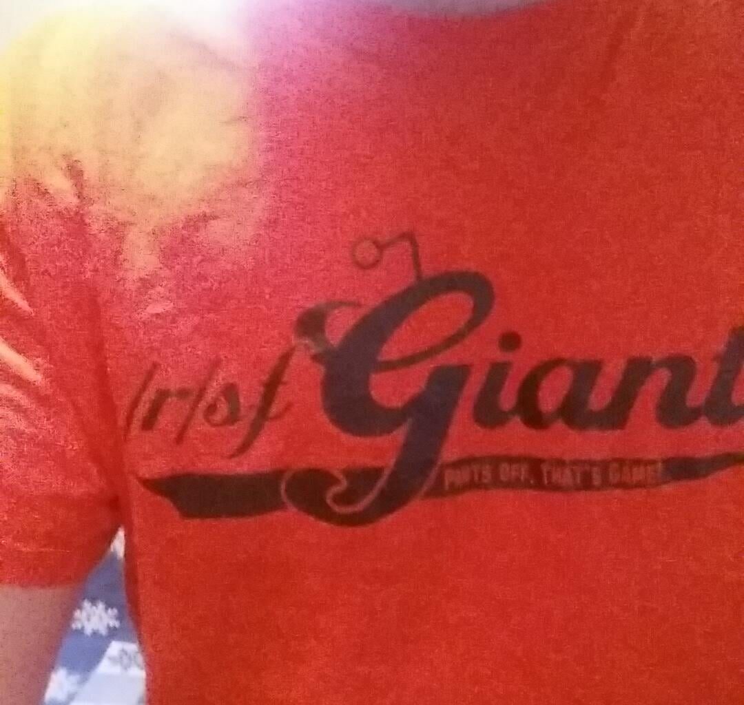 Found a photo of the old R/SFGiants Shirt (around 2015ish)