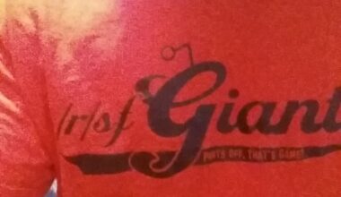 Found a photo of the old R/SFGiants Shirt (around 2015ish)