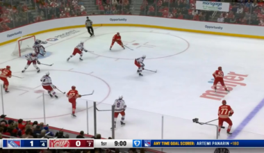 Compher ties it up at one