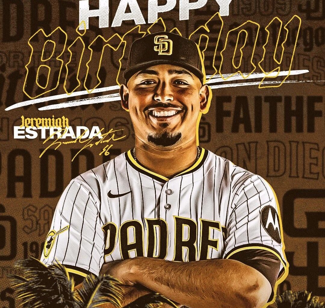 [Padres] Happy birthday, Jeremiah! 🥳