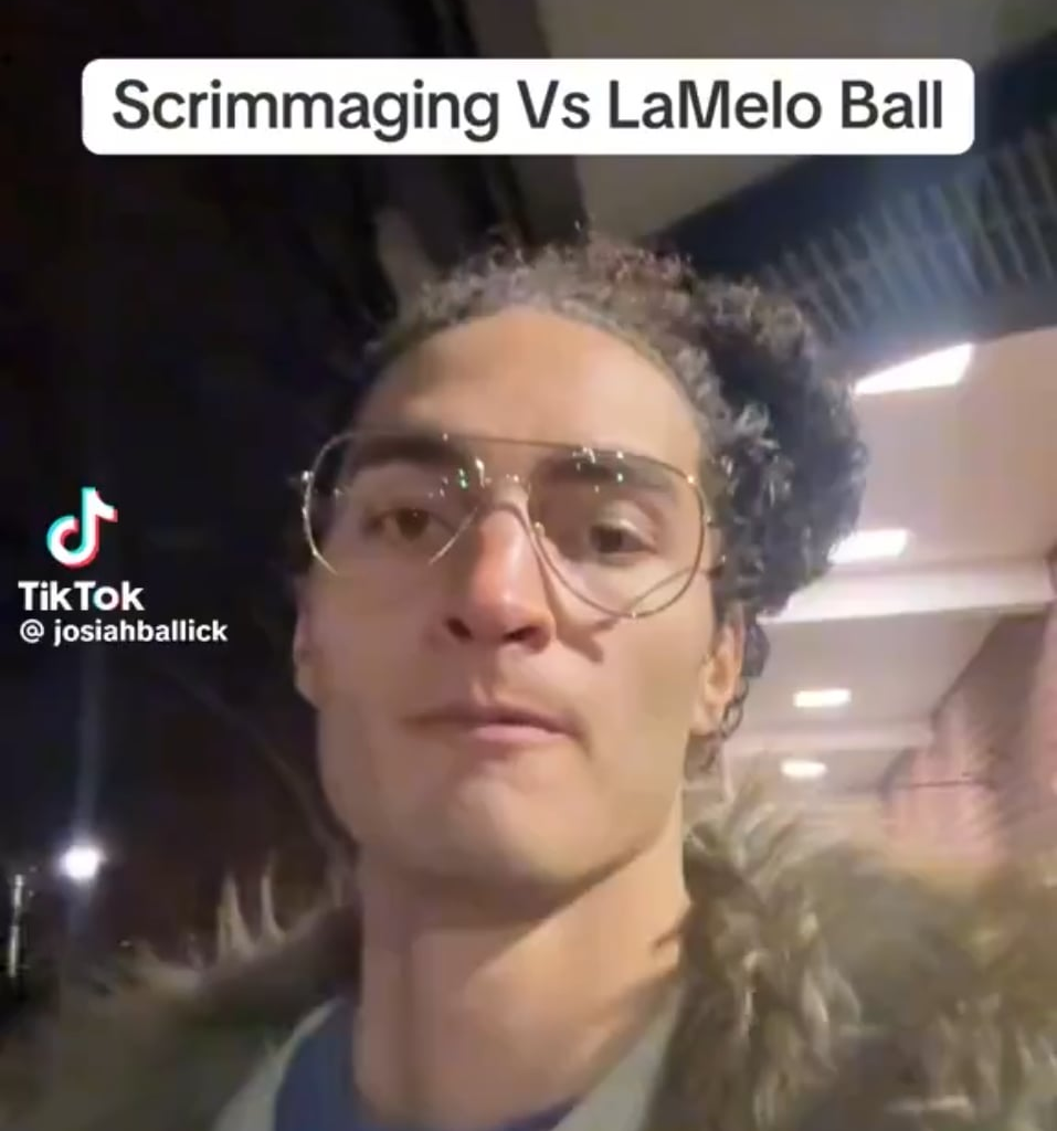 [Josiah Allick on Tiktok] Explains his Experience with Playing LaMelo during his Greensboro Practice