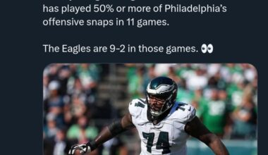 No Lane Johnson for 4-6 weeks? Fred Johnson's got us covered!