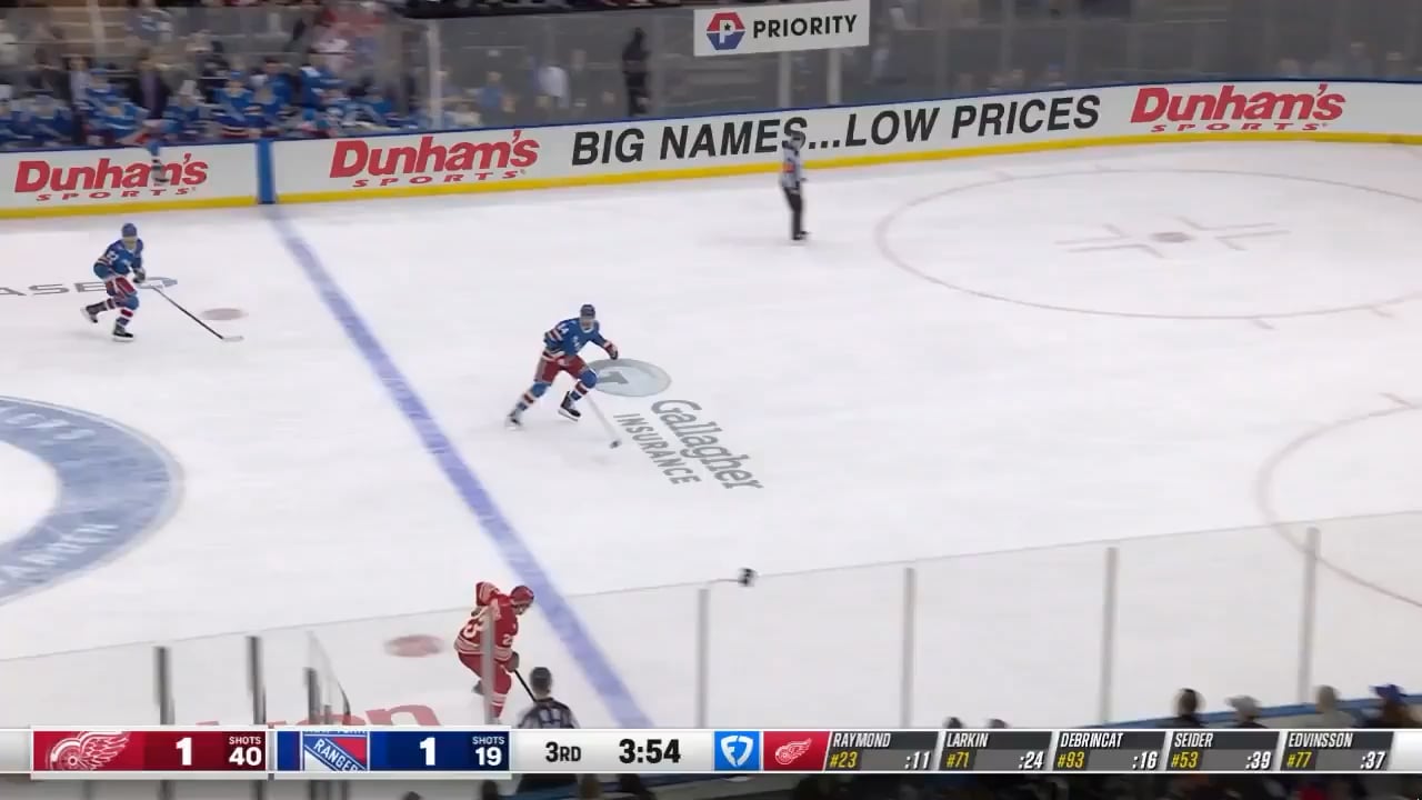 Raymond over a point per game with game winning goal