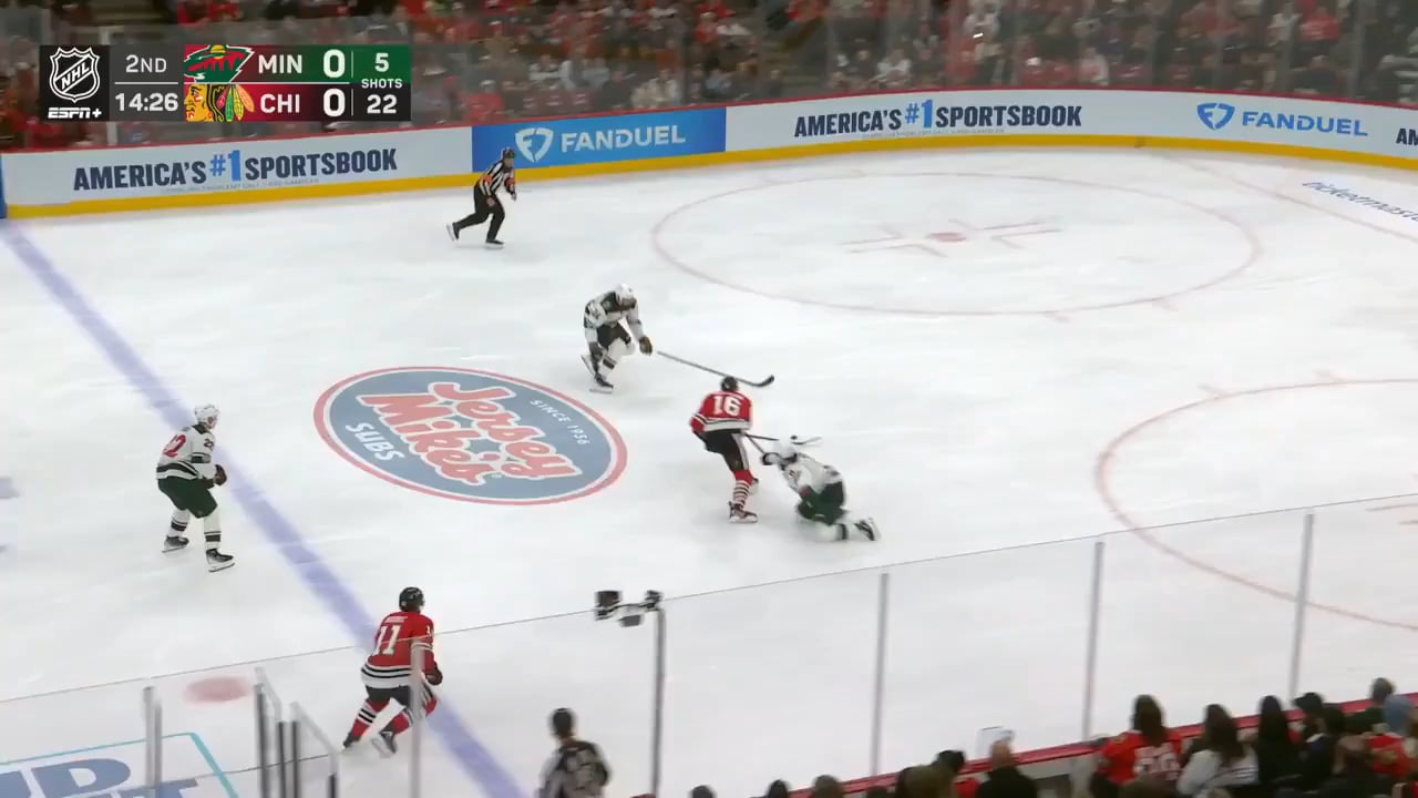 Jason Dickinson breaks through with his 2nd goal of the season