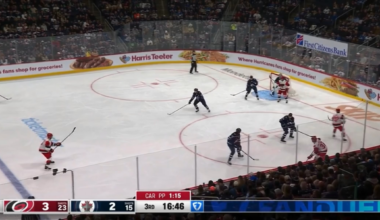 [CAR (4) - 2 WPG] Ehlers no-look pass to Svechnikov for a POWERPLAY GOAL