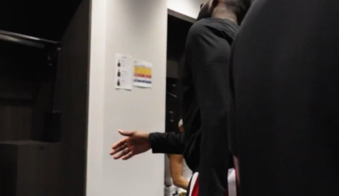 Coach Adelman locker room postgame🏀🏔️ He’s such a perfect fit for this squad🏀