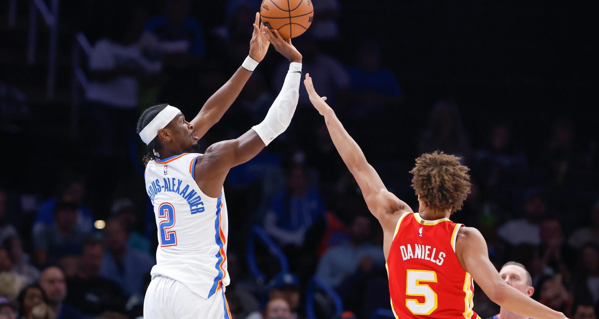 SGA is shooting 43% from 3 on 5.8 attempts per game in his last 10 games