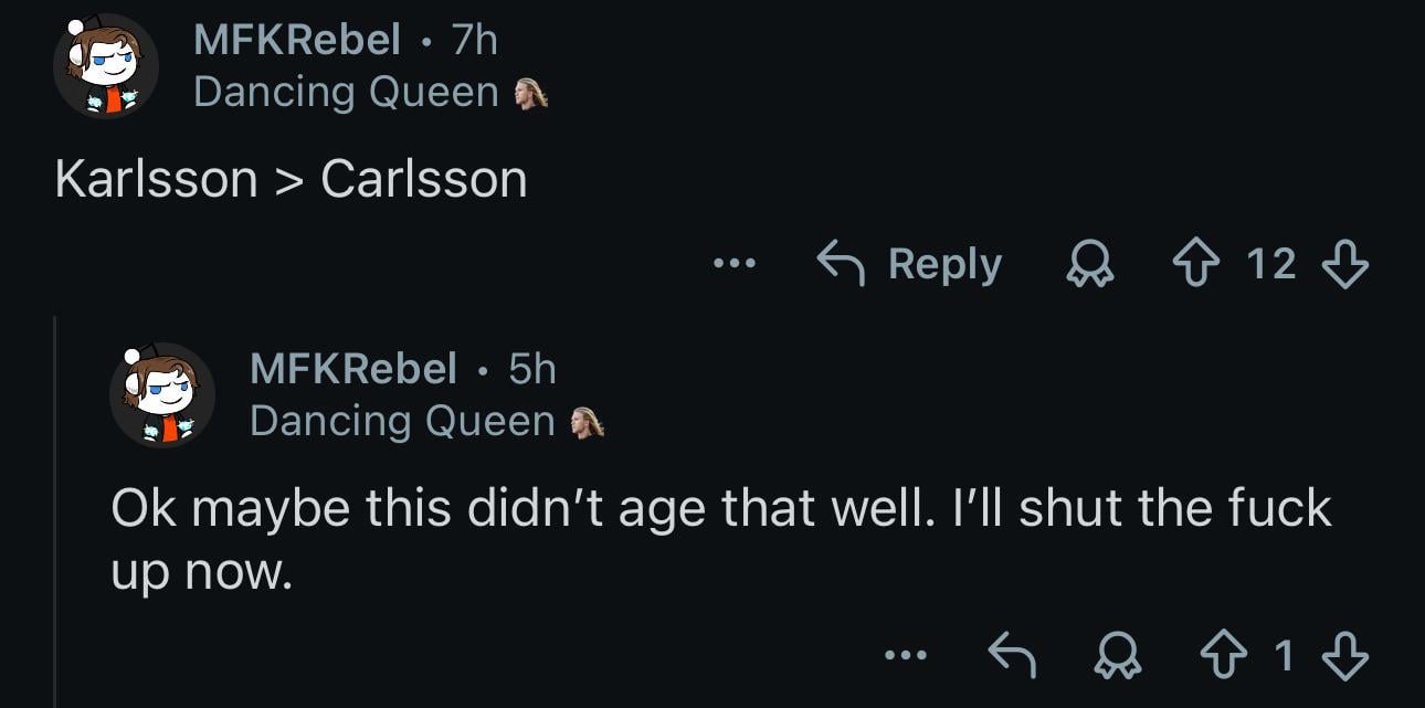 Saw this in the Golden Knights gamethread and had to share because it’s just too funny 😂