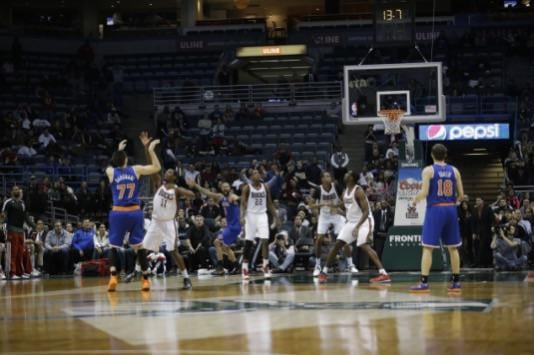 What is he doing? What is he doing, folks?