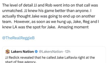 Jake's (& Austin's) agent comments on the call from JJ at the beginning of free agency