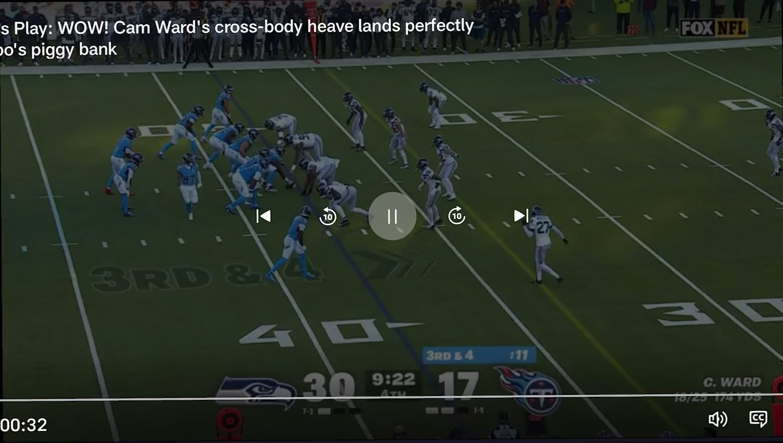 Cam Ward is an alien