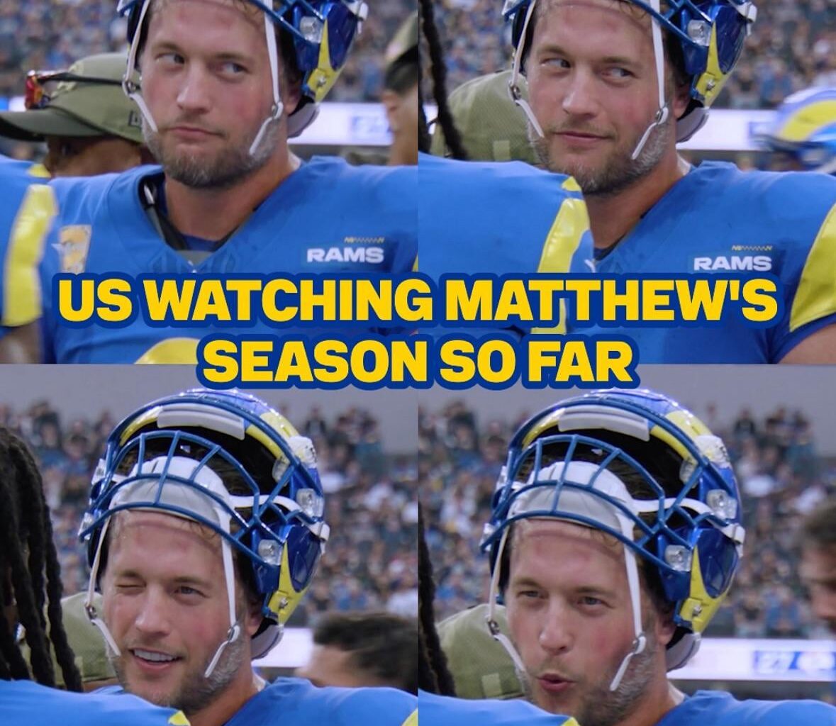 Rams media dropped the latest Stafford meme template