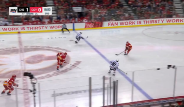 Connor Bedard floats a mini sauce pass to Tyler Bertuzzi, who stays red-hot by scoring his 2nd goal of the game and 8th of the season