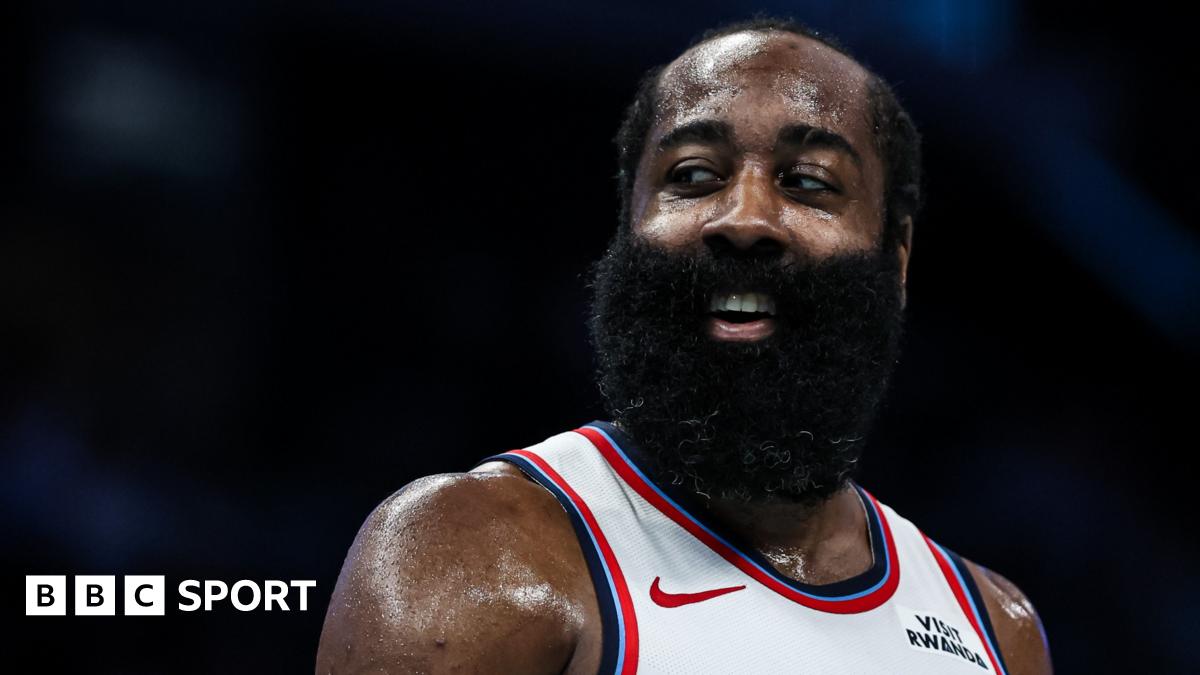James Harden smiles
