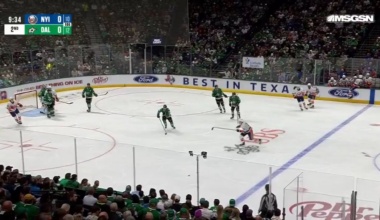 Calum Ritchie with his first as an Islander