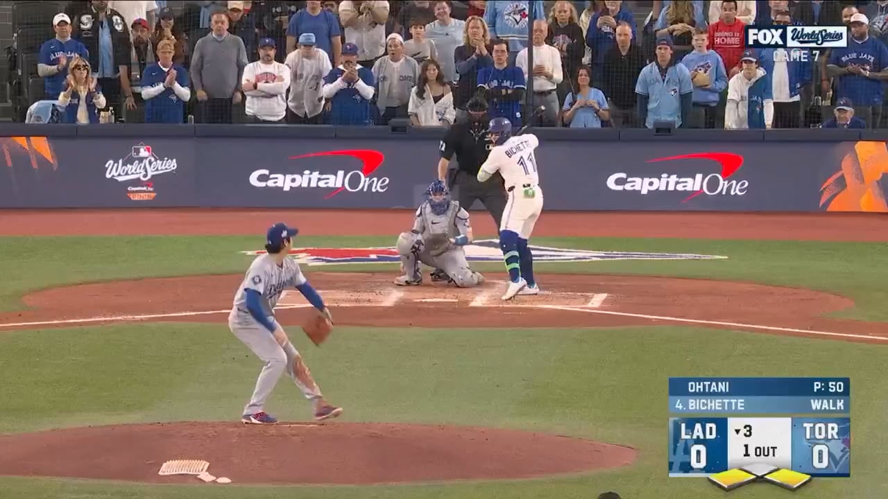 BO BICHETTE BELTS ONE TO DEEP CENTER SHOHEI IS OUT!