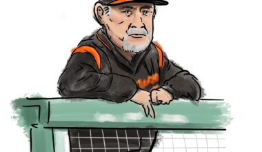 [fan art] I updated my drawing of special advisor Bruce Bochy