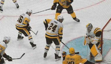 Fil launched Lizotte's stick into the netting