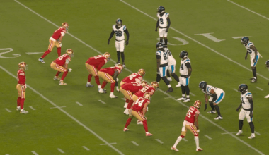 [Highlight] Panthers DE Tershawn Wharton diving effort to get off field