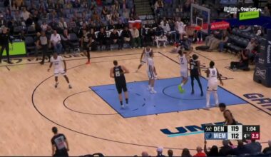 Jokic Behind the Back with Left Hand to Watson