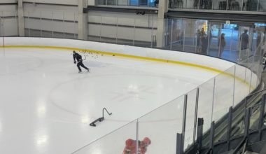 Granlund on the ice at practice rn