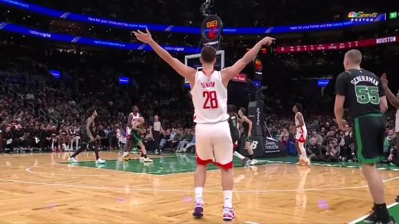 Durant scores 26, Rockets rout Celtics 128-101