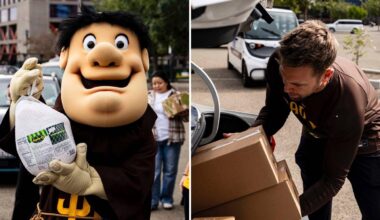 Rehabbing Jason Adam helped with Padres' Thanksgiving turkey distribution