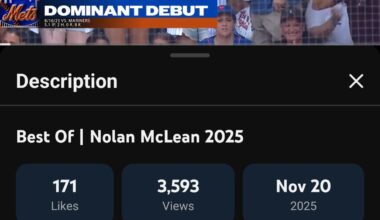 Best of Nolan McLean - from the Mets youtube channel