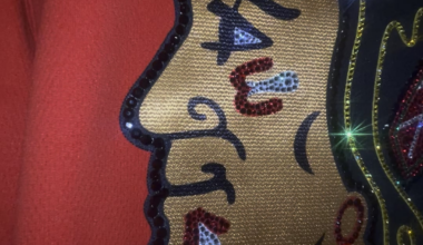 First time working on a Blackhawks Jersey ✨