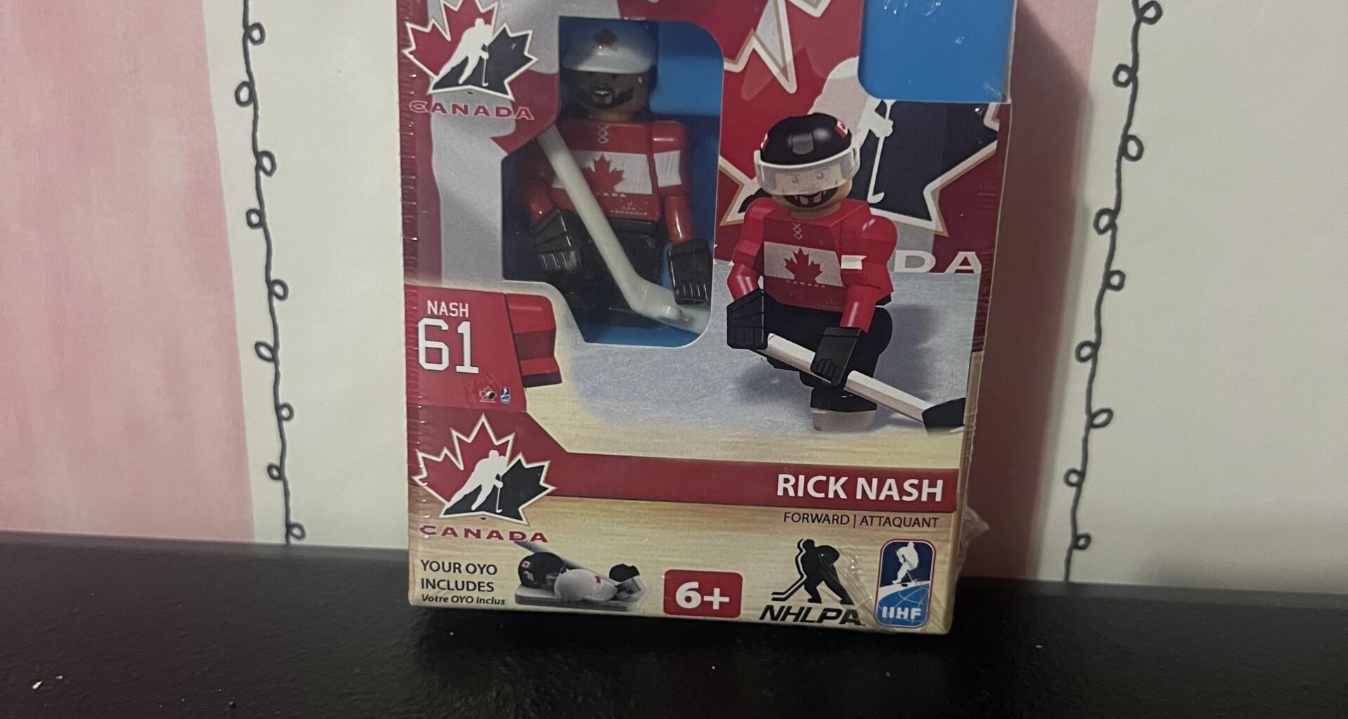 Selling a Team Canada Rick Nash Lego compatible figurine!