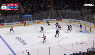 EHLERS SCORES HIS FIRST GOAL FOR THE HURRICANES (& it’s a PPG)