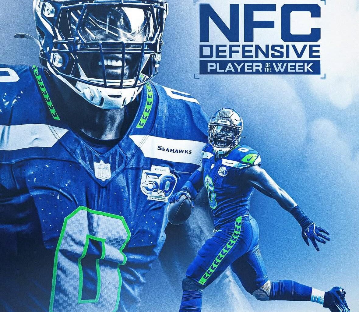 Demarcus Lawerence wins NFC Defensive Player of the week!