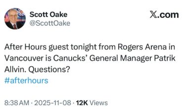 GM Patrik Allvin will be on After Hours tonight.