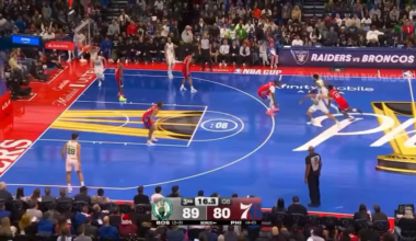 [NikNBA] Yea man effort like this doesn’t grow on trees. Not too many players are making this play & getting right back up after hitting the stanchion like that