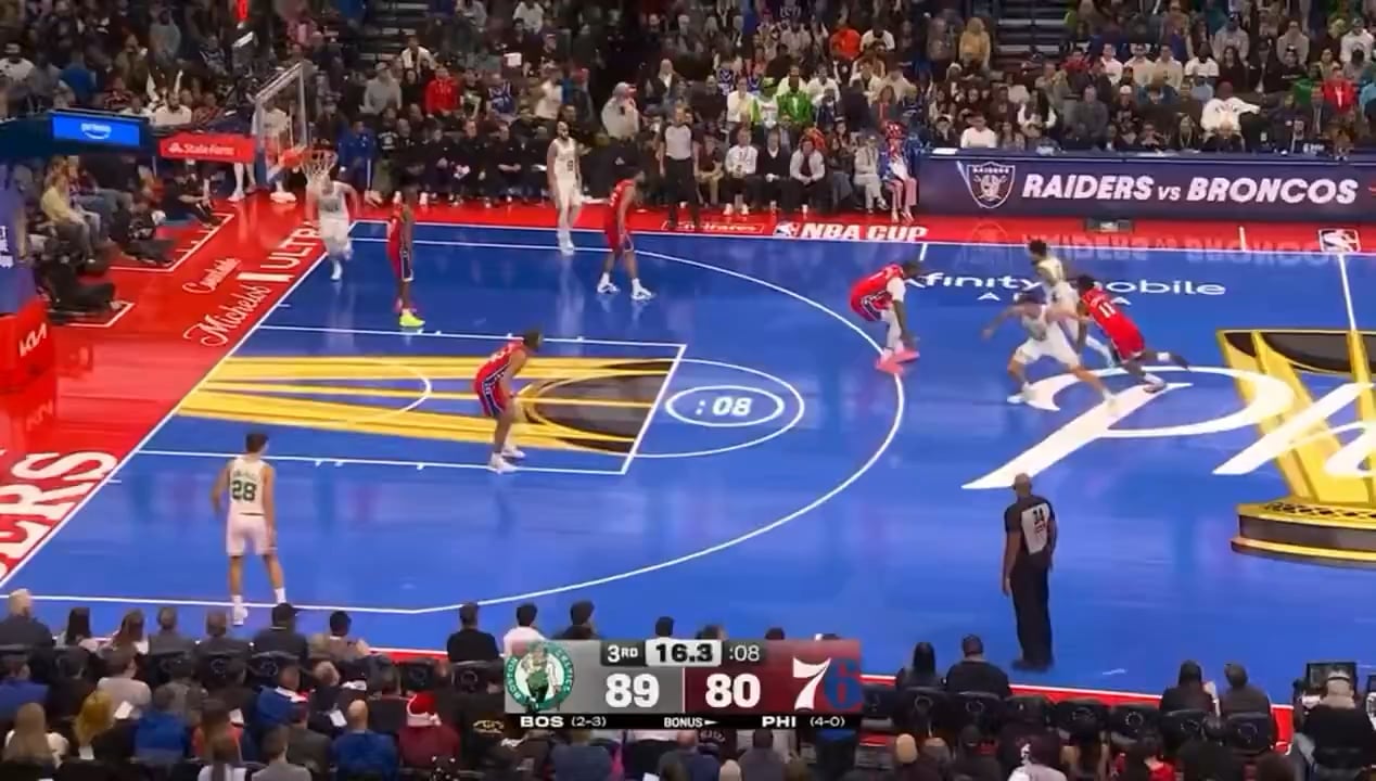 [NikNBA] Yea man effort like this doesn’t grow on trees. Not too many players are making this play & getting right back up after hitting the stanchion like that
