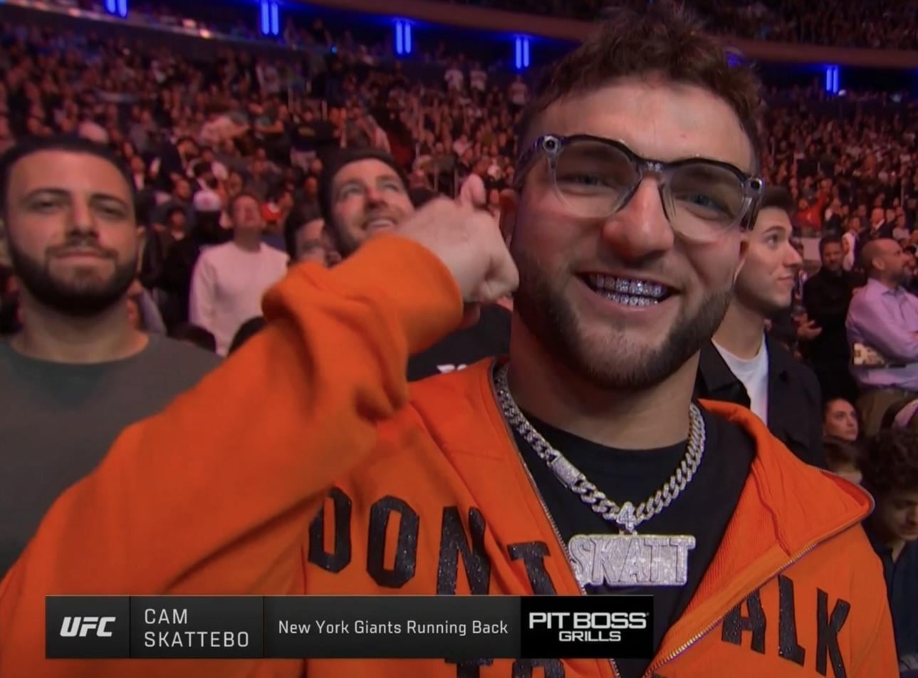 Cam Scattebo Ringside at MSG