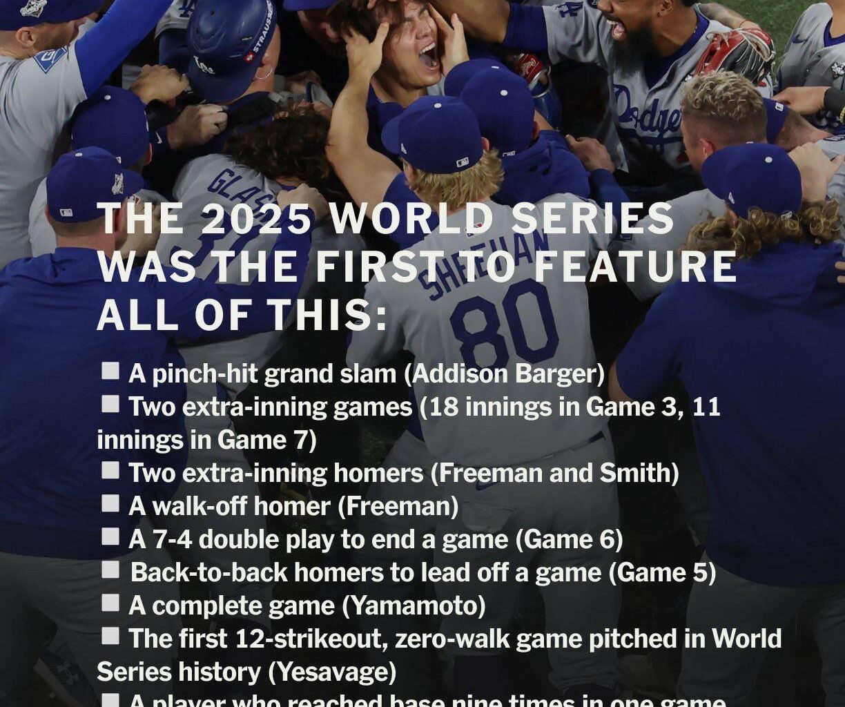 [The Athletic] The 2025 World Series was the first to feature all of this