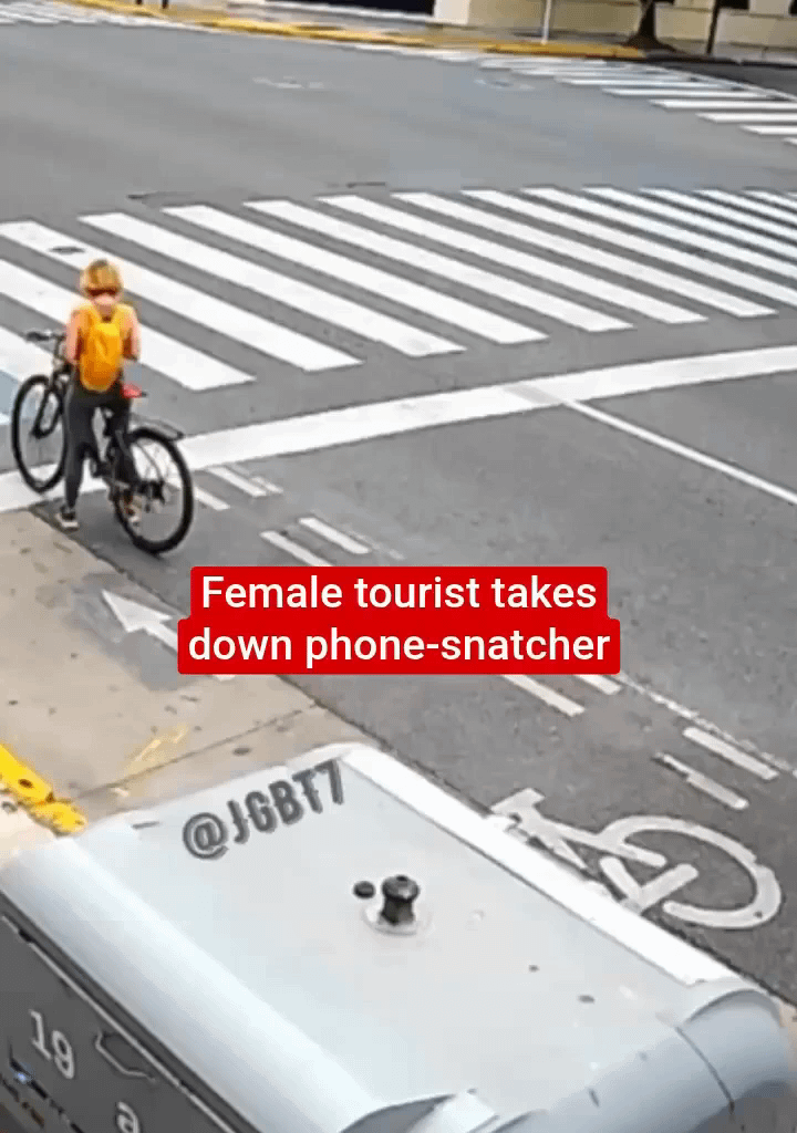 This lady tackles better than Geno Stone