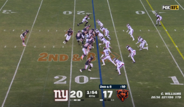 [Highlight] Caleb Williams' run gives the Bears a late lead