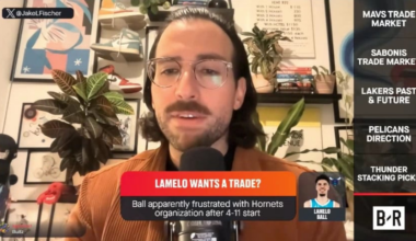 [Jake Fischer] "I can tell you with absolute certainty that the Hornets are not actively looking to move LaMelo Ball anytime soon."