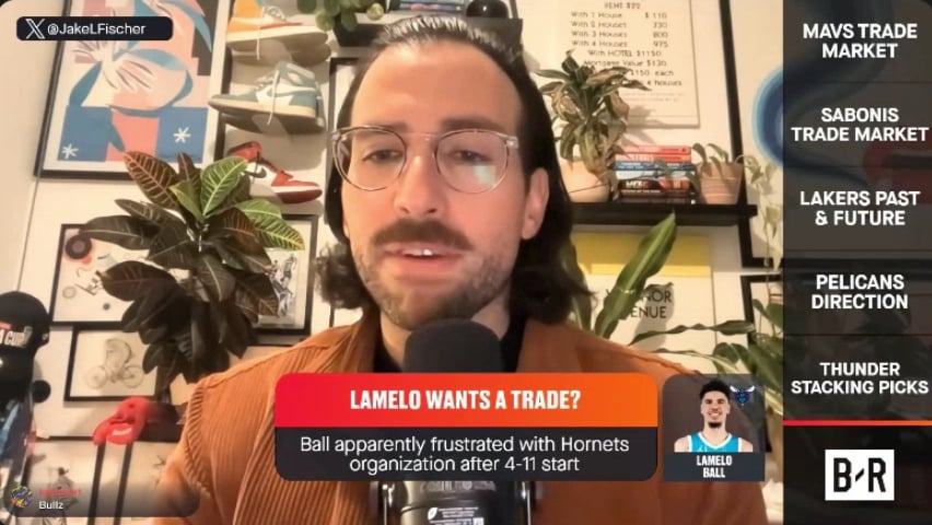[Jake Fischer] "I can tell you with absolute certainty that the Hornets are not actively looking to move LaMelo Ball anytime soon."