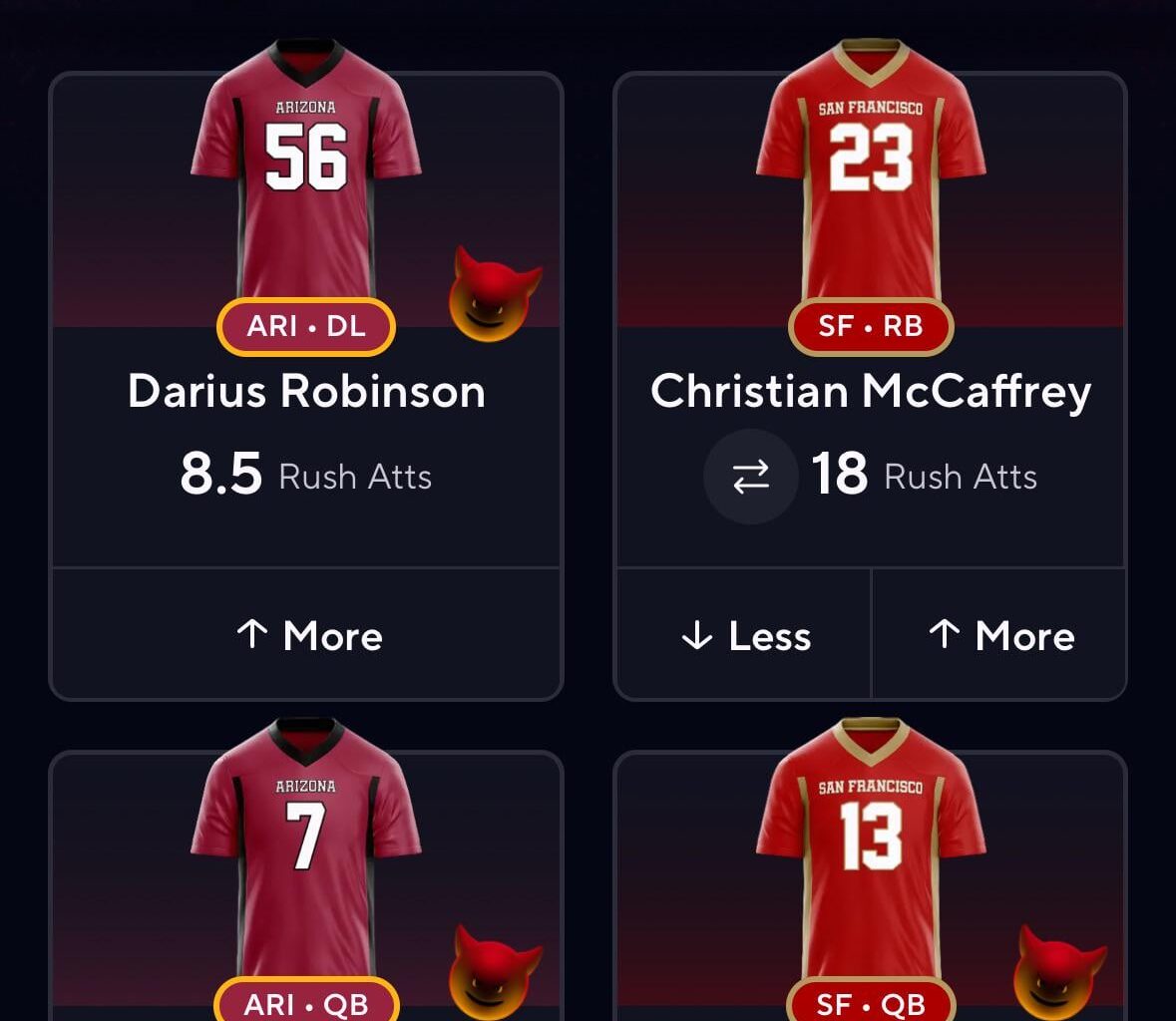 Wow we’re desperate at RB