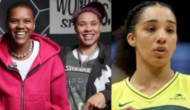 Natisha Hiedeman defended her friend Courtney Williams against Gabby Williams