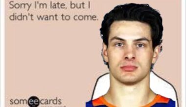 Mat “Sorry I was making beats for my SoundCloud and couldn’t make it” Barzal